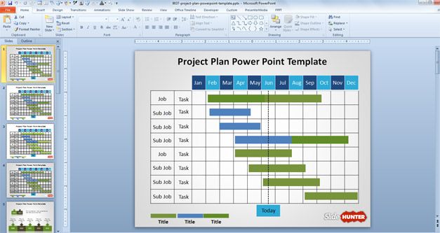 Business plan ppt template free